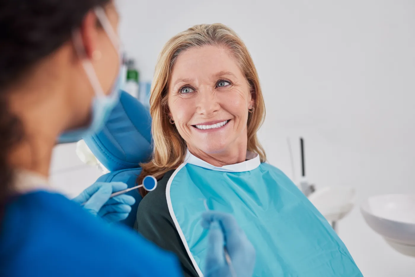 Dental implant treatment process steps